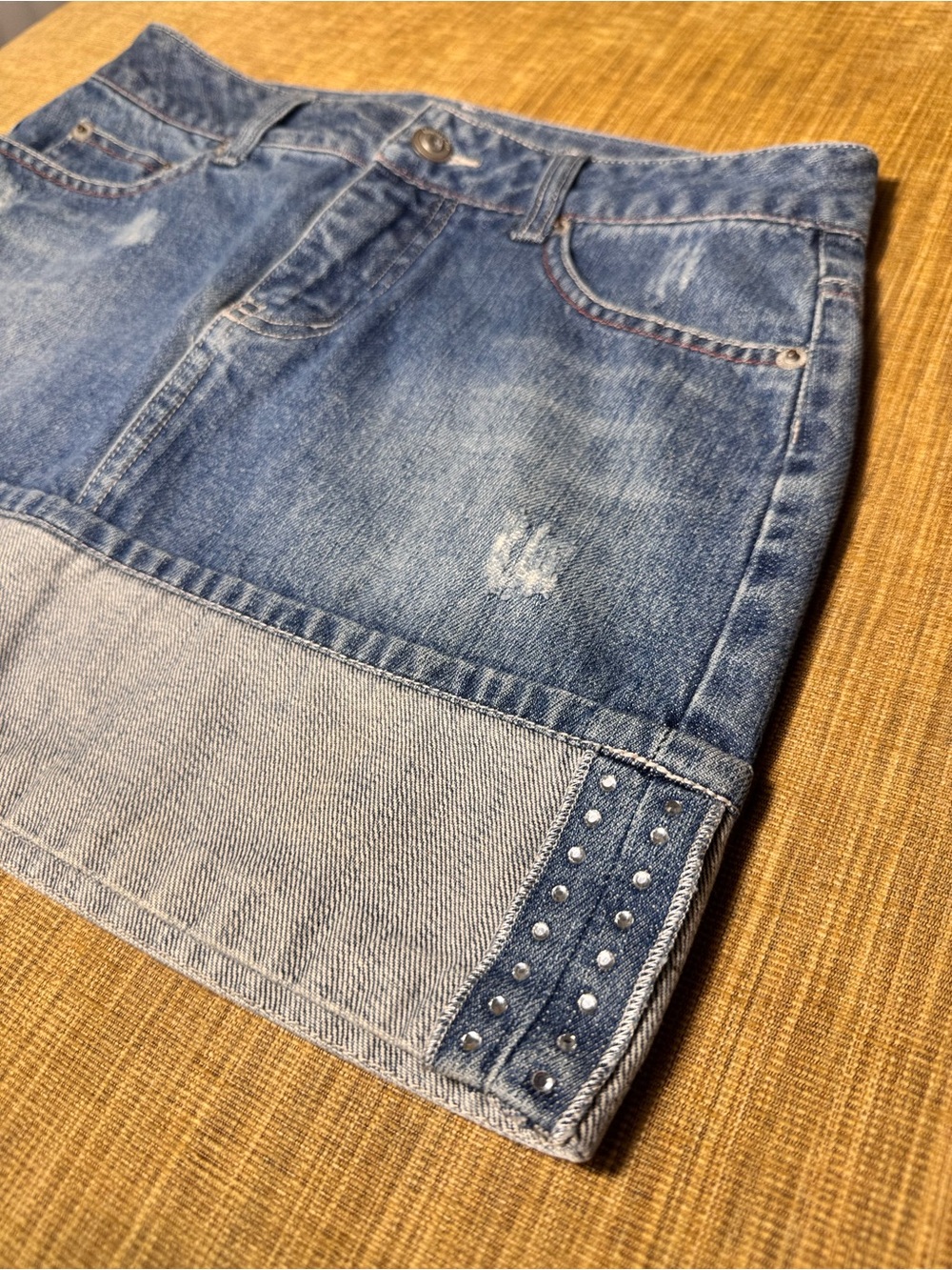 Limited Too Y2K Denim Mini Skirt - Picture 3 of 8
